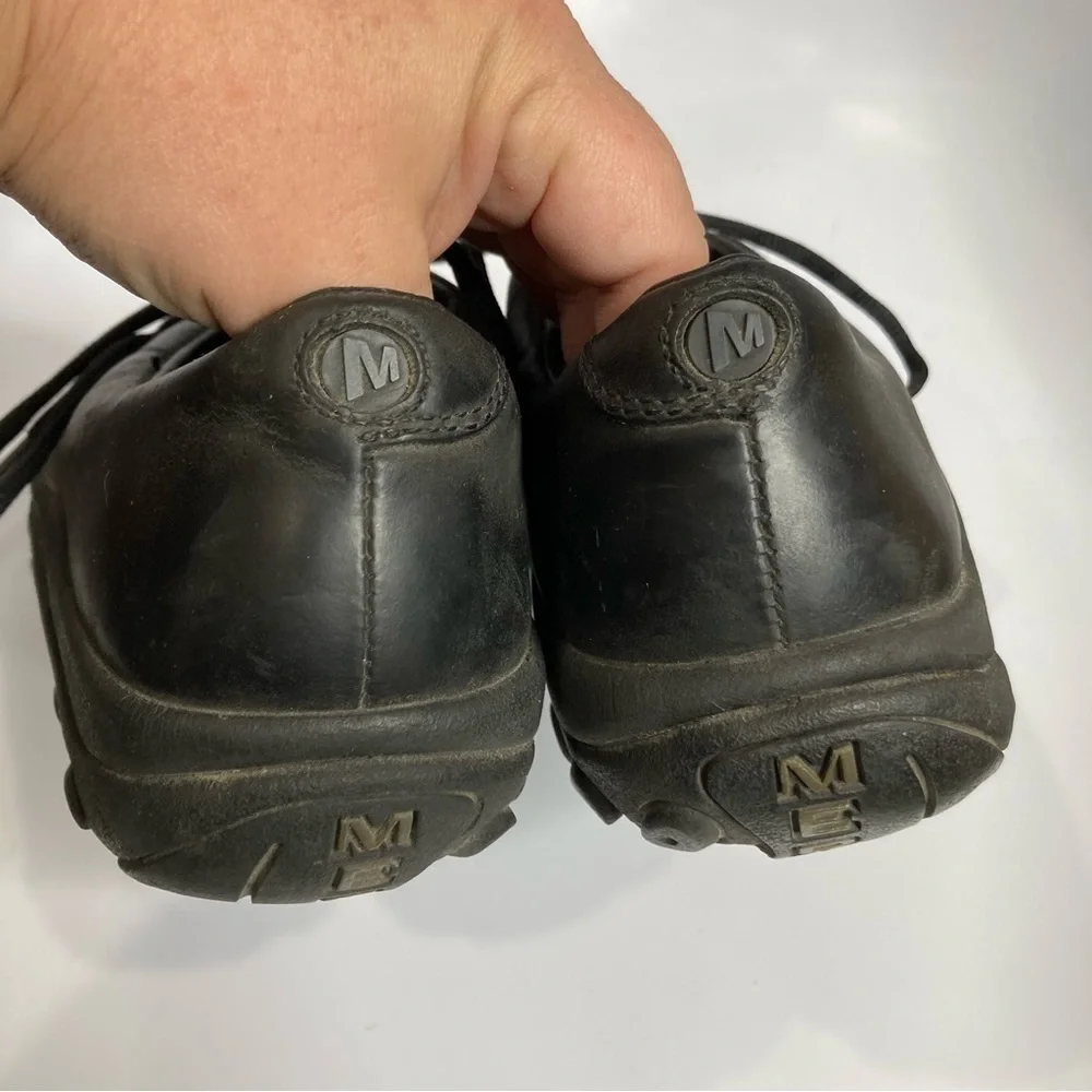 Merrell Jungle Moc smooth black sneakers‎ size 9.5